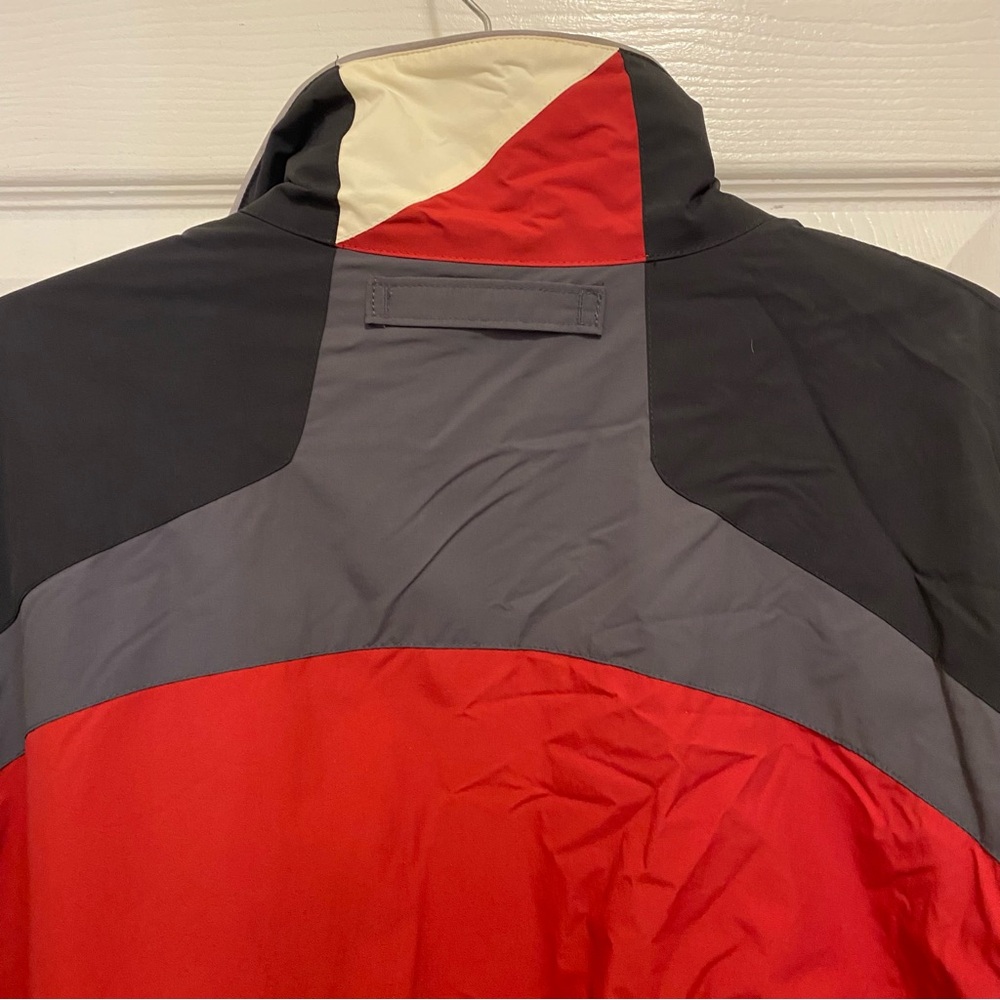 Nautica Men’s Red Black Gray Winter Performance Jacket Reversible XL Zipper - Picture 13 of 16